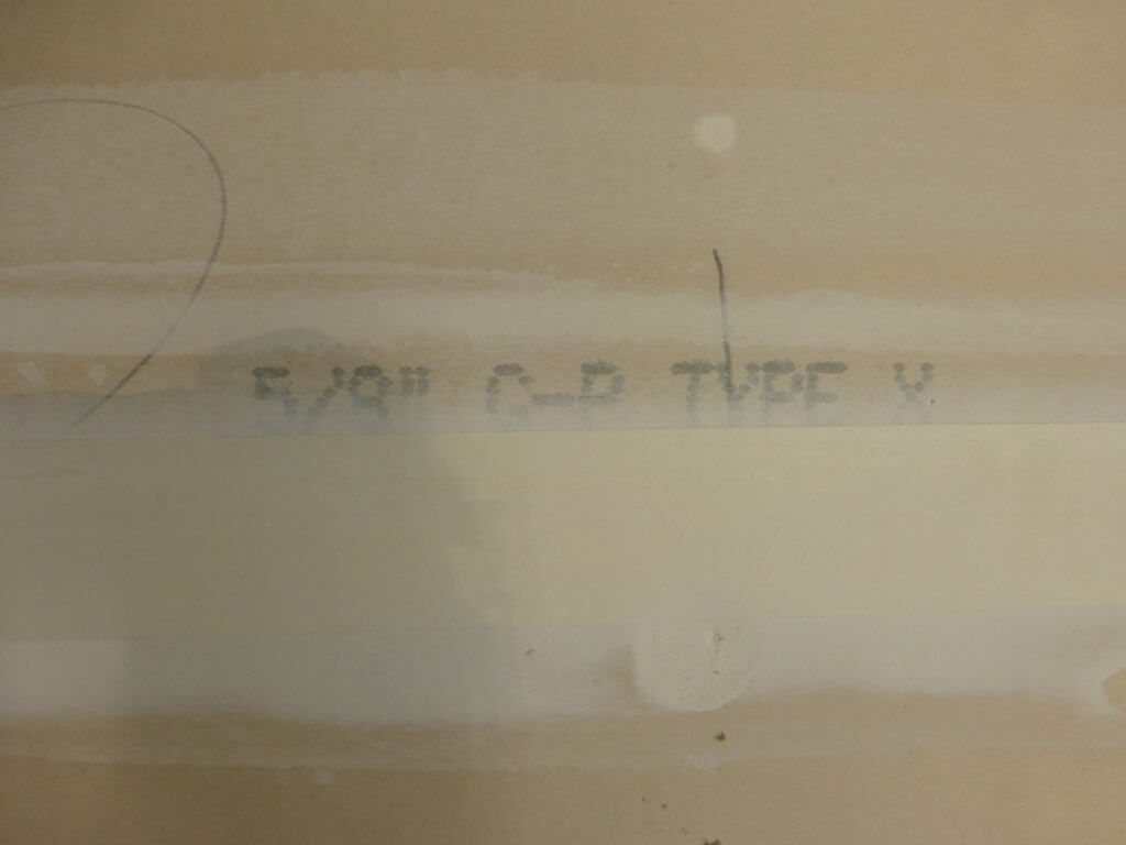 Dylan Chalk photo of fire-rated gypsum drywall