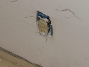 Open junction boxes