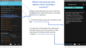 Blue Box on Mobile App