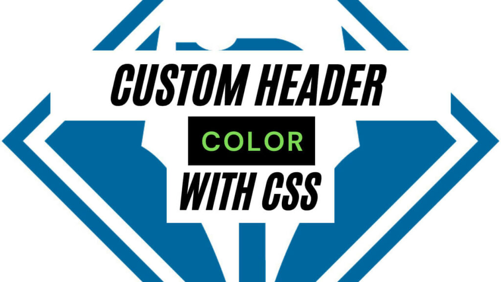 Custom header color ScribeWare