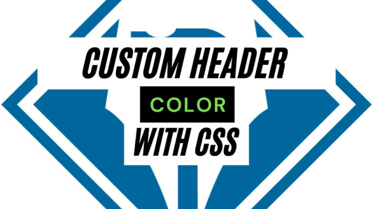 Custom header color ScribeWare