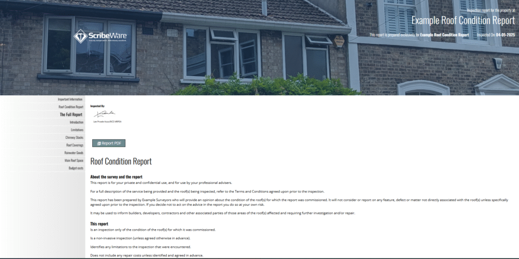 roof condition report